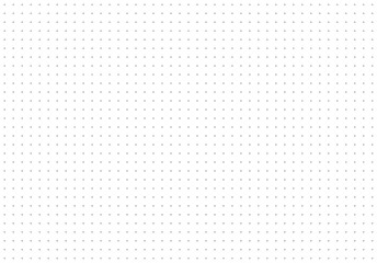 Pattern seamless texture for bullet journal. Dotted squared black grid graph paper template for notebooks. Dotted minimalist background. Printable simpe graphic design sheet.