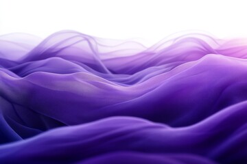 Obraz premium Layers of translucent purple fabric create a soothing visual texture resembling gentle waves at twilight