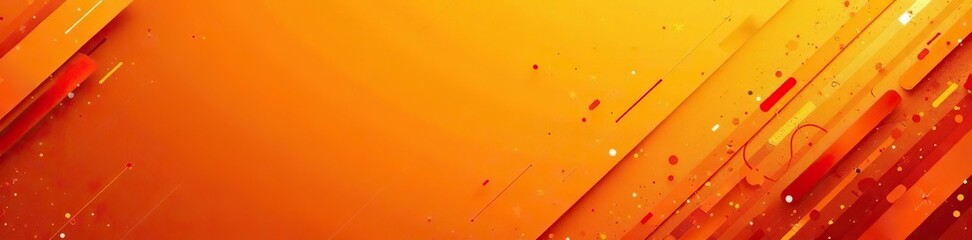 Abstract orange background with a dynamic arrangement of geometric lines and a halftone effect,  geometric,  illustration