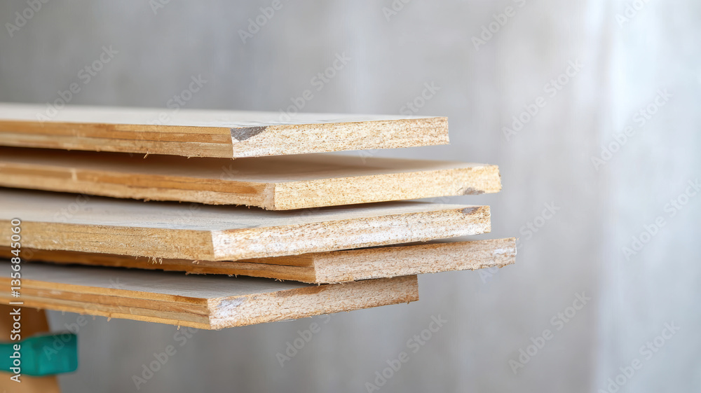 Poster high quality construction material stacked neatly showcases versatility and strength essential for v