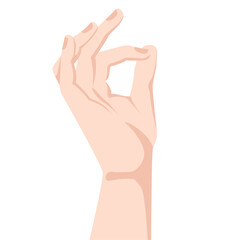 hand in okay gesture