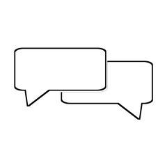 Speech Bubble set. Talk bubble. Cloud speech bubbles collection. Vector free