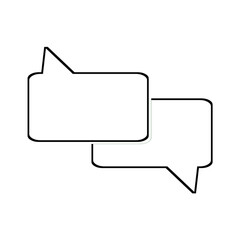 Speech Bubble set. Talk bubble. Cloud speech bubbles collection. Vector free