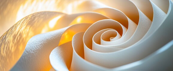 Abstract Spiral Rose Detail