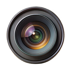 Camera Lens Isolated on White Background