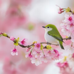 Fototapeta premium bird on branch
