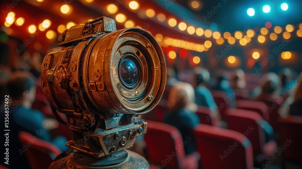 Poster a sturdy camera mounted on a tripod showcasing a reliable setup for capturing stunning images