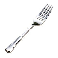 Silver Fork Isolated on White