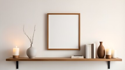 インテリア フレーム モックアップ　ウォールアートイメージ