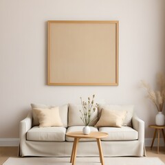 インテリア フレーム モックアップ　ウォールアートイメージ