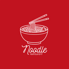Noodle Logo Vector offers a simple and memorable visual identity.