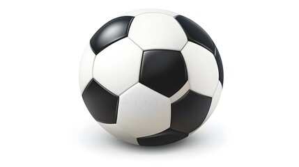 Fototapeta premium Professional 3D Design Soccer Ball Mockup for Sports Events and Marketing