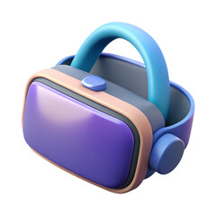3D VR glasses headset icon illustration png
