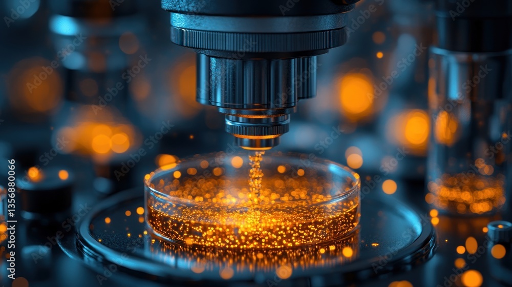 Poster microscopic exploration: unveiling the secrets of the microcosm through advanced scientific imaging