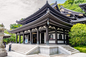 Obraz premium The beautiful Hase-dera Buddhist Temple in Kamakura, Japan