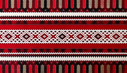 Traditional Arabian Tribal Saudi Sadu Weaving Pattern Carpet