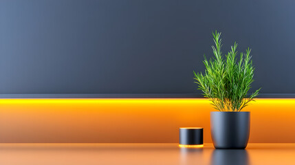 An LED strip must be correctly mounted on the cabinet surface of the kitchen set in order to provide lighting 