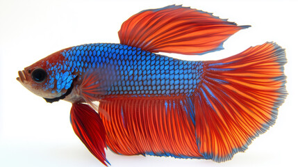 Fototapeta premium Betta fish with shiny fins, Betta fish with shiny fins, Betta fish with dancing fins, Betta fish with dazzling fins, Betta fish with colorful fins