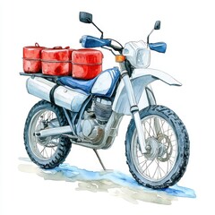 Songkran Festival Water Splashing Fun with Motorbike and Barrels in Thailand Culture