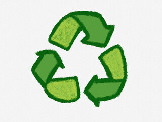 green recycle symbol