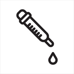 Syringe icon. Syringe icon for banners, infographics and templates. vector illustration on white background