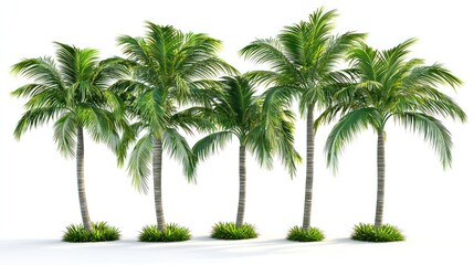 Obraz premium Green Palm Trees Collection
