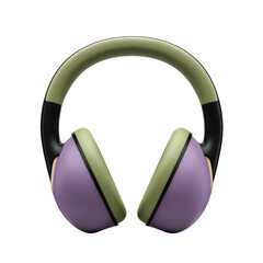 Wireless headphones designed for comfort and sound quality featuring sleek design and modern aesthetic in a lifestyle setting , white isolate background