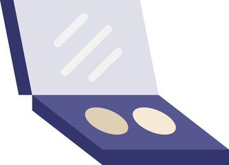Makeup Compact Flat Icon 