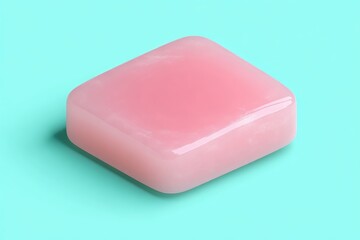 Pink square bar of soap (1)