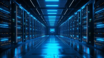 FuturisticCyber Futuristic Server Overview Farm Raising