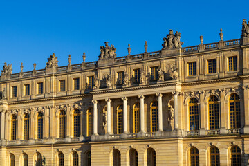 facade of the Palace of Versailles