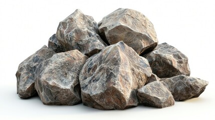 Massive Rugged Boulders in Desert Collection
