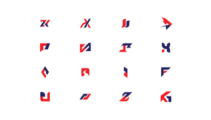 Random Logo Set Two Colors