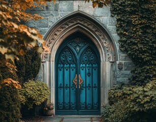 Fototapeta premium old church door