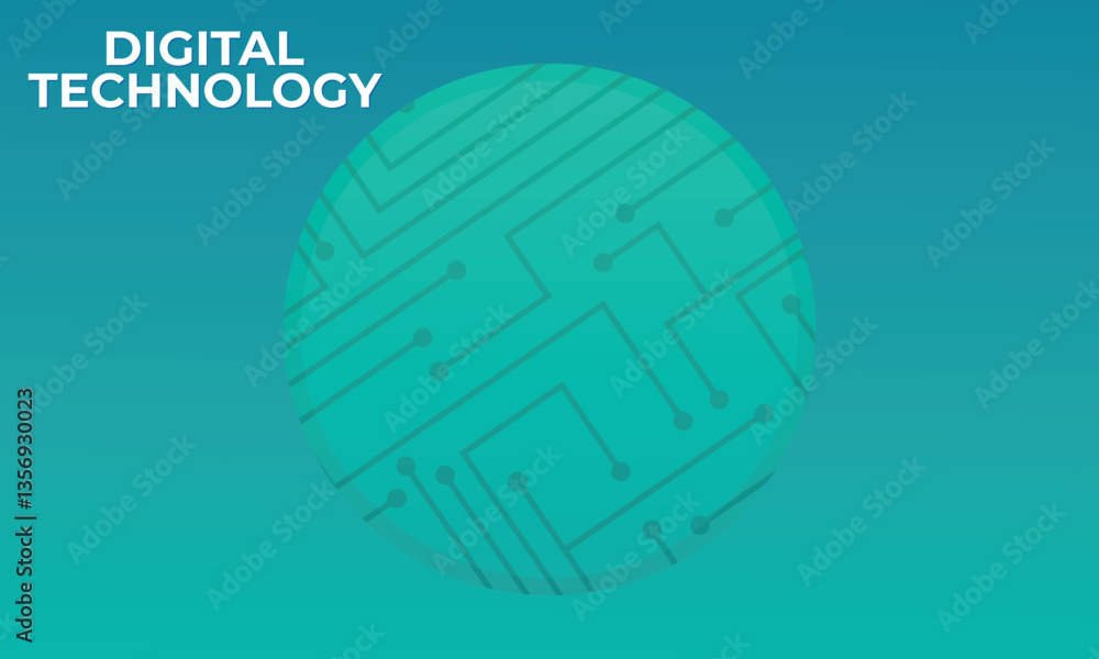 Poster digital technology futuristic internet network speed connection color background, cyber nano informa