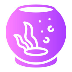 aquarium gradient icon