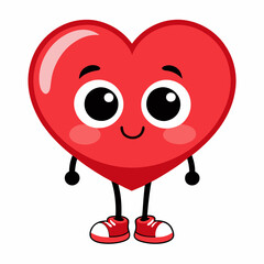 funny cartoon heart