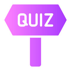 quiz gradient icon