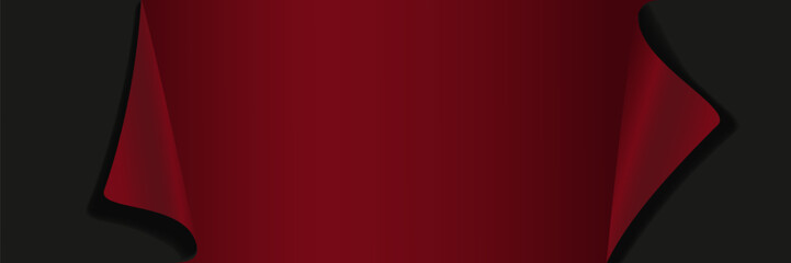 Modern paper luxury banner. Place for text.