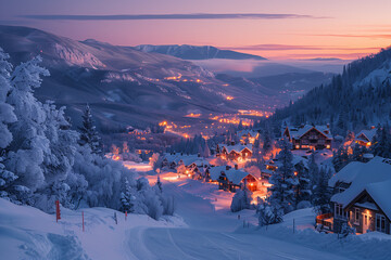 Beautiful snow winter landscape. Winter landscape. Beautiful wintry landscape