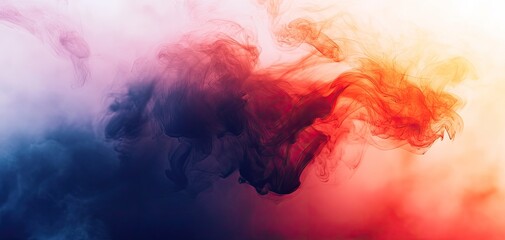 Abstract Color Smoke Swirls.