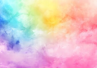 3. A soft pastel rainbow texture with a watercolor-style blending