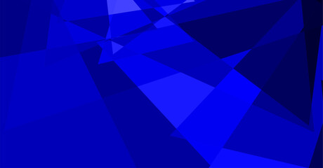 Obraz premium Abstract Blue Geometric Polygonal Design
