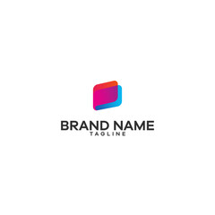 Fototapeta premium pocket logo gradient