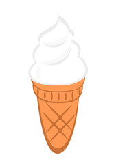 バニラ味のソフトクリーム