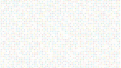 Colored Halftone Raster Design for Text