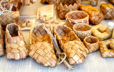 Traditional Birch Bark Items
