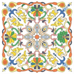 Gordijnen vector illustration hires Collection of High-Resolution Abstract Ramadan Islamic Seamless ornament Patterns with Diverse Designs and Textures  © ART FNON 