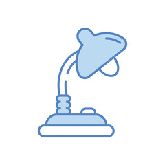 Desk Lamp vector icon stock illustration