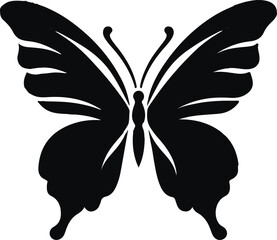 butterfly vector silhouette